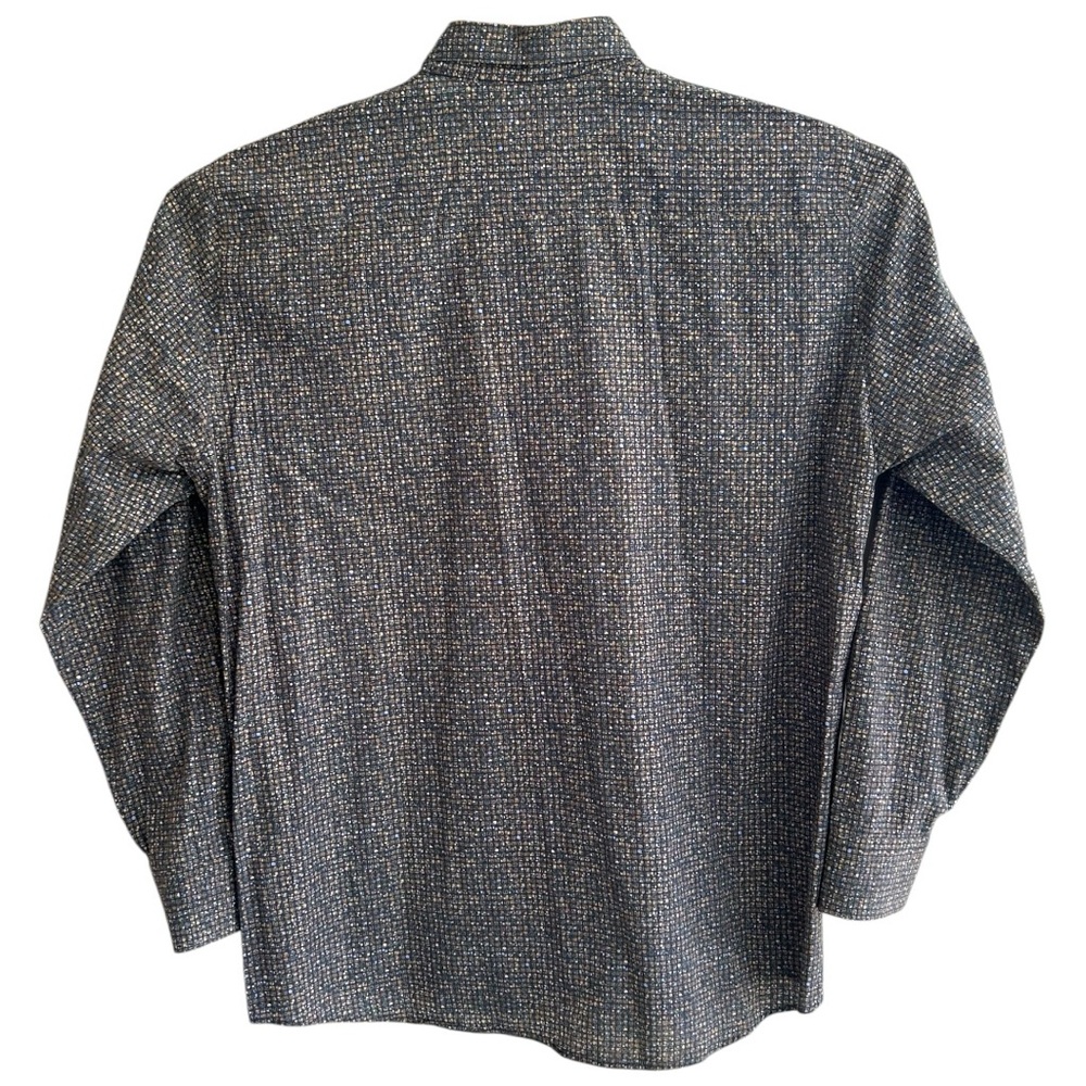 Haupt Men's Black‎ Patterned Long Sleeve Button Down Shirt  Sz XL - Picture 2 of 6
